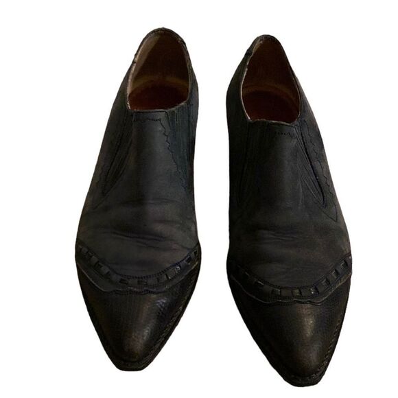 Guess by George Marciano Vintage Western Booties Dark Gray Size 6 - Picture 2 of 8